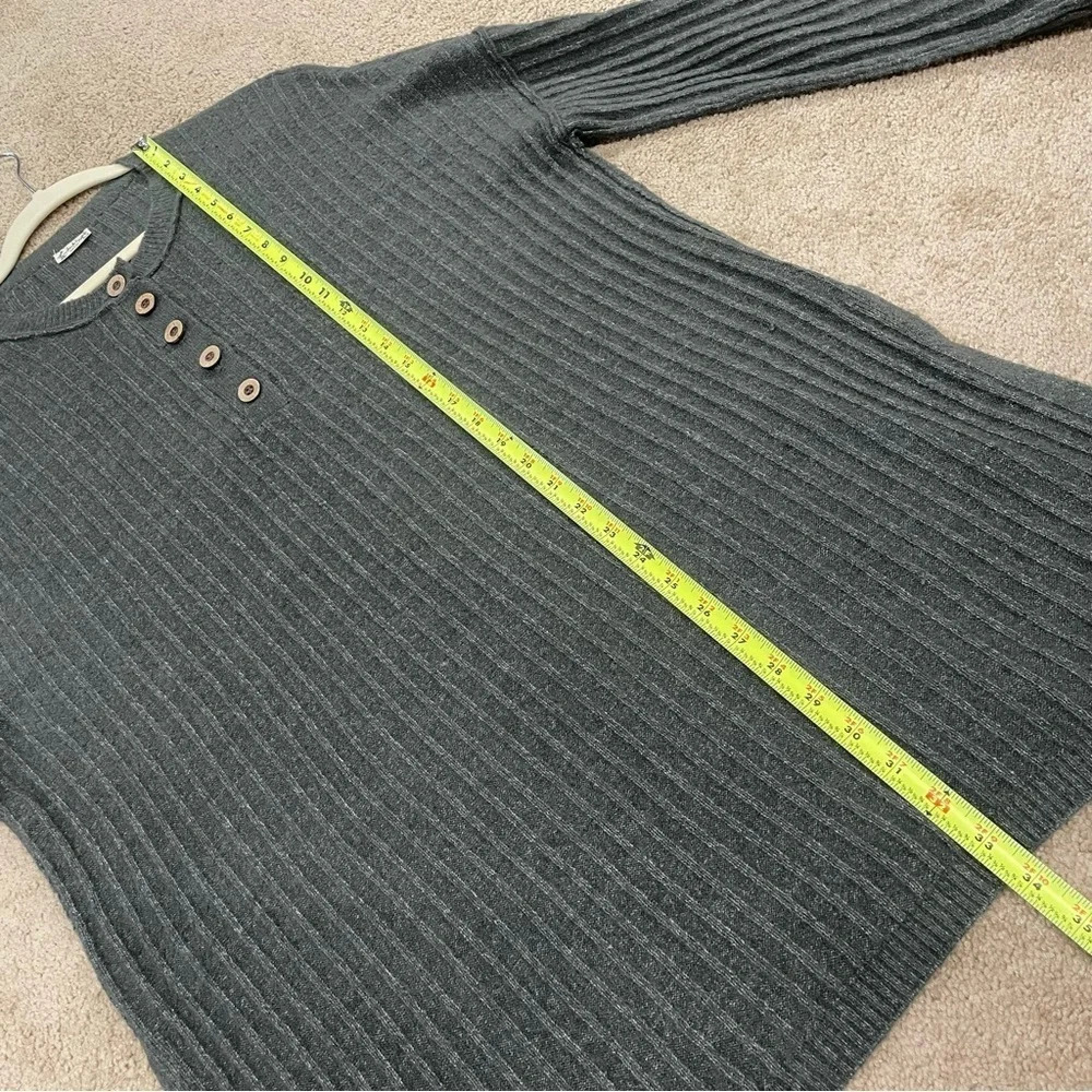 Intimately Free Free People Around the Clock Pullover Charcoal Gray M - Picture 6 of 10